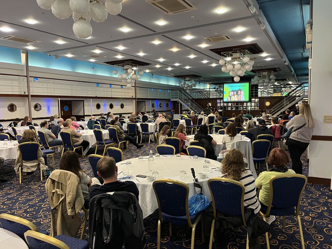 Jessica speaking at Discovery Day, Liverpool
